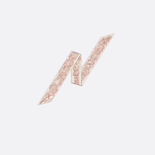  DIOR迪奥 女士 丝巾 ABCDior Mitzah 丝巾 11ABC106X600_C415