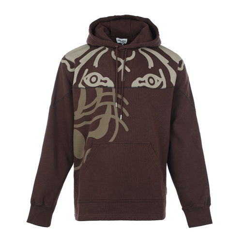 KENZO/高田贤三虎头印花连帽男士套头卫衣男卫衣FB65SW538