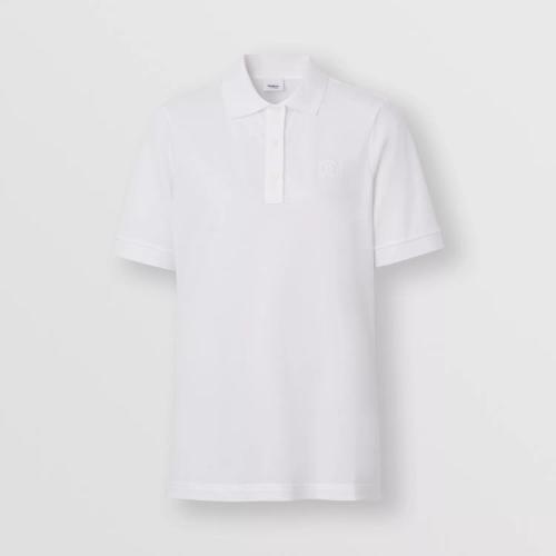  BURBERRY 22年秋冬 女士 专属标识装饰棉质 Polo 衫 80493821