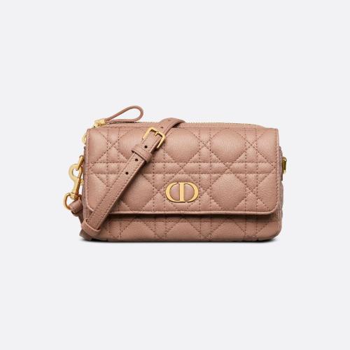  DIOR迪奥 22年秋冬 女士 手拿包 DIOR CARO 链条手袋 S5125UWHC_M50P