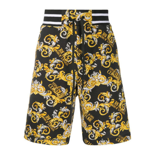 VERSACE JEANS/范思哲牛仔 男士拼色棉质经典巴洛克印花咋胡功能室运动短裤男裤 A4GZA1FA-S0830-899