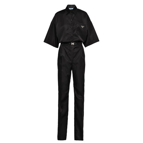 PRADA/普拉达 秋冬 女士黑色再生尼龙直筒简约连体裤230653_1WQ8_F0002_S_211