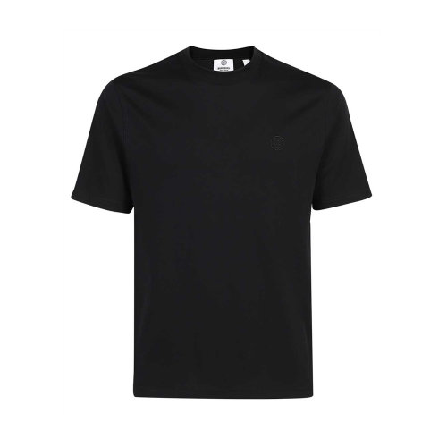 BURBERRY/博柏利 男士黑色棉质TB徽标图案装饰圆领短袖上衣T恤 8041698