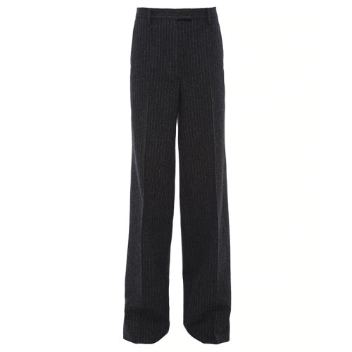 PRADA/普拉达  女士石板灰细条纹法兰绒直筒长裤P290EG_1ZJ8_F0480_S_212