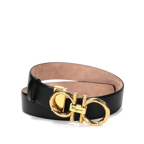 SalvatoreFerragamo/菲拉格慕 女士牛皮仿古板扣式皮带腰带23B809