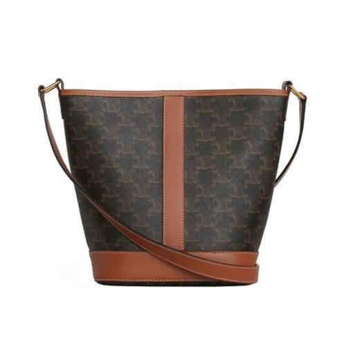 celine/赛琳 小号TRIOMPHE CANVAS标志印花水桶包