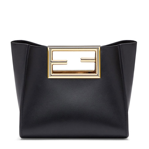 FENDI/芬迪 FENDI WAY小号手袋 白色皮革手袋小牛皮8BS054AAIW