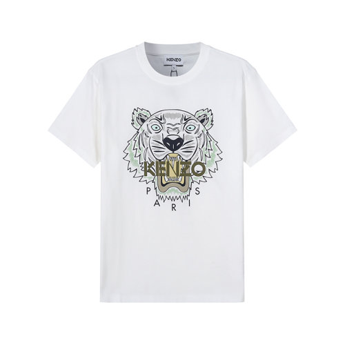 KENZO/高田贤三【22春夏新款】男士棉质圆领短袖T恤 5TS020 4YL