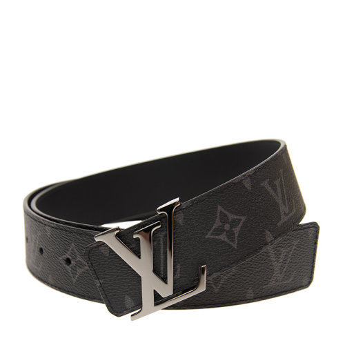 Louis Vuitton/路易威登 男士黑色LV印花经典双面板扣皮带腰带 M9043