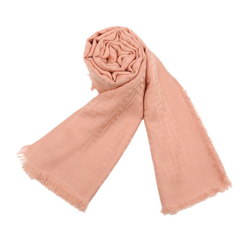 FENDI/芬迪围巾FF logo提花女士长围巾FXT899AALNF