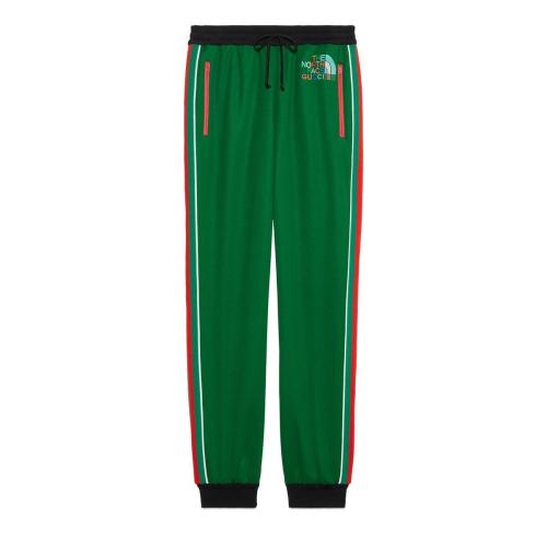 GUCCI古驰 22年秋冬 女士 The North Face x Gucci联名系列棉质慢跑长裤 673967 XJDUE 3063