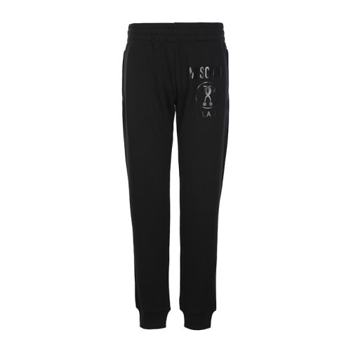 MOSCHINO/莫斯奇诺22春夏徽标印花男士运动裤休闲裤A030120280