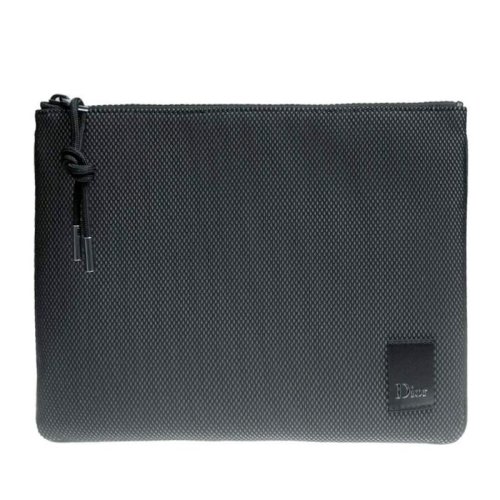 DIOR/迪奥 男士 男包 黑灰色尼龙时尚手拿包 2SLCA161YHBH03E