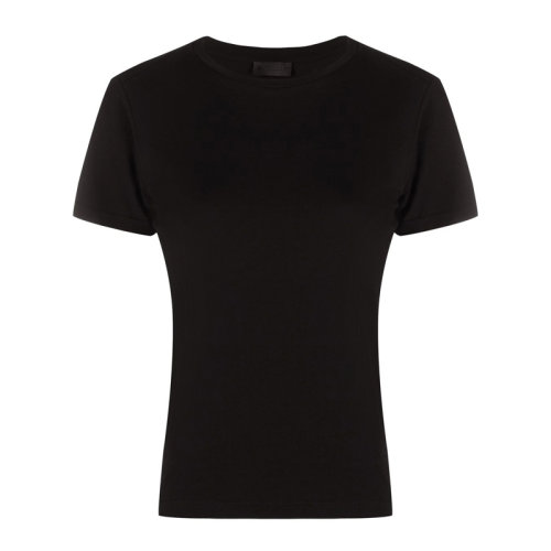 MONCLER 蒙克莱 女士服装  圆领纯色简约百搭棉质T恤 女士短袖T恤