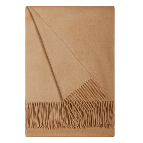 SNOW LOTUS/雪莲 秋冬 中性 韩版纯色 羊毛披肩 围巾 优雅简约 礼盒装 769800