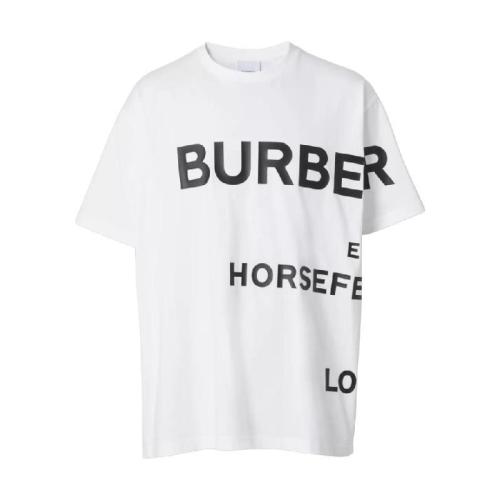  BURBERRY 22年秋冬 男士 Horseferry 印花棉质宽松 T 恤衫 80406911 预定商品1-3周发货