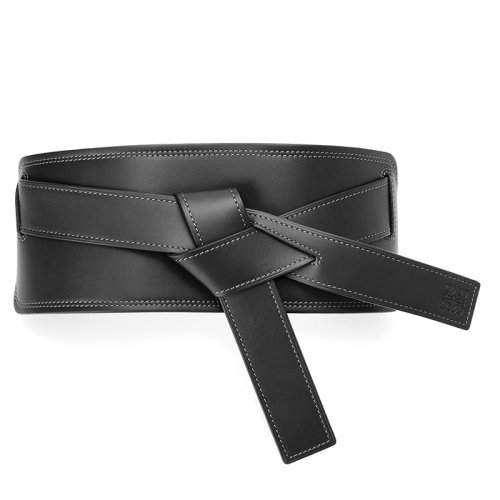 LOEWE/罗意威新款 Gate系列 女士黑色牛皮革腰带S818Y21L04-1100