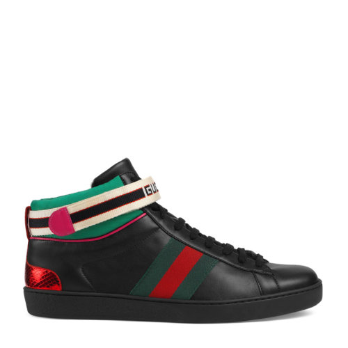 GUCCI/古驰 男士拼色皮革休闲鞋运动鞋 523472-0FIW0 多色可选