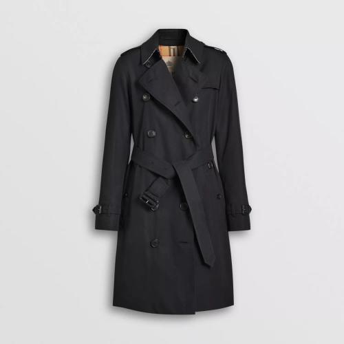 BURBERRY 22年秋冬 女士 肯辛顿版型 – 中长款 Heritage Trench 风衣 80457751