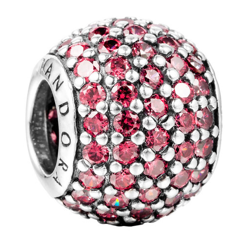 PANDORA/潘多拉 女士925银+立方氧化锆石镶嵌搭配DIY手链珠子串饰 791051 多色可选