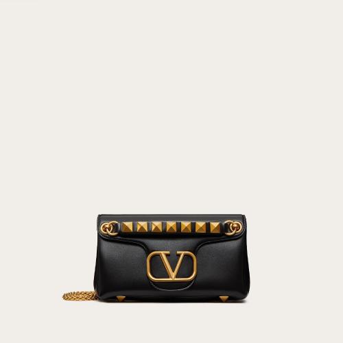  VALENTINO华伦天奴 22年秋冬 女士 单肩包 Sac porte epaule Stud Sign en nappa 1W2B0K26VNL0