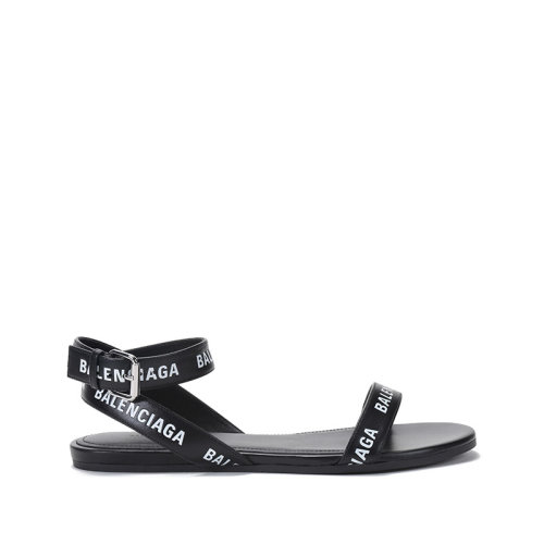 Balenciaga/巴黎世家 2021款 女士皮革平底凉鞋 630038 WBAE1