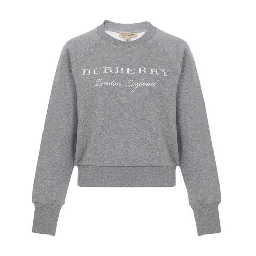  BURBERRY/博柏利 女士灰色棉质卫衣 4056172 PLFSX