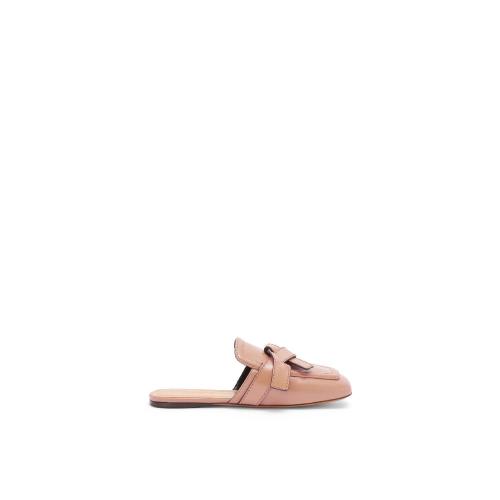  LOEWE罗意威 22年秋冬 女士 平底凉鞋 Gate flat mule in calfskin L814379X16-9068