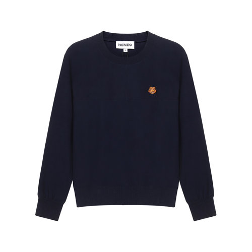 KENZO/高田贤三  女士针织衫/毛衣 女士棉质宽松版圆领长袖针织衫套头衫 2PU582 3TB