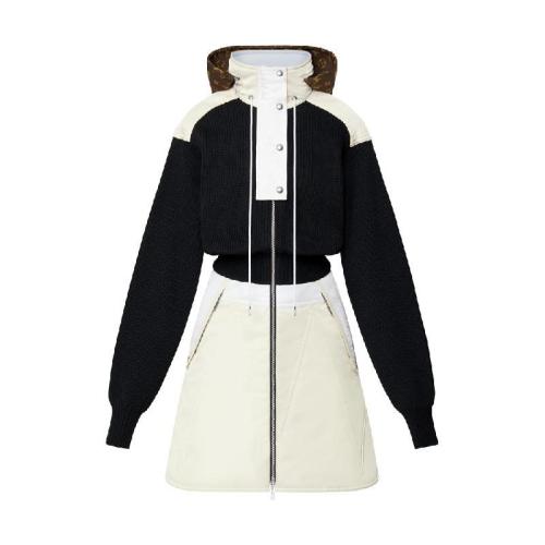  LV路易威登 22年秋冬 女士 连衣裙 Robe de ski trompe-loeil 1A9N99 1A9N9A 1A9N9B 1A9N9C 1A