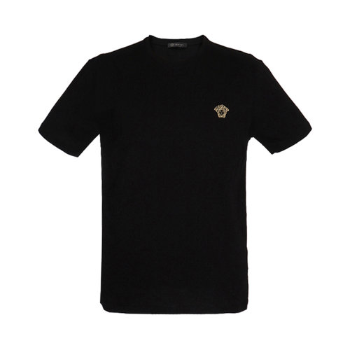 VERSACE/范思哲 男士黑色棉质圆领短袖上衣T恤 A77184-A222614-A92Y
