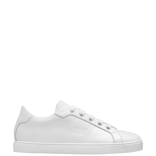 HERMES/爱马仕 22年秋冬新款 Avantage系列 男士白色小牛皮运动鞋H201459ZH01390