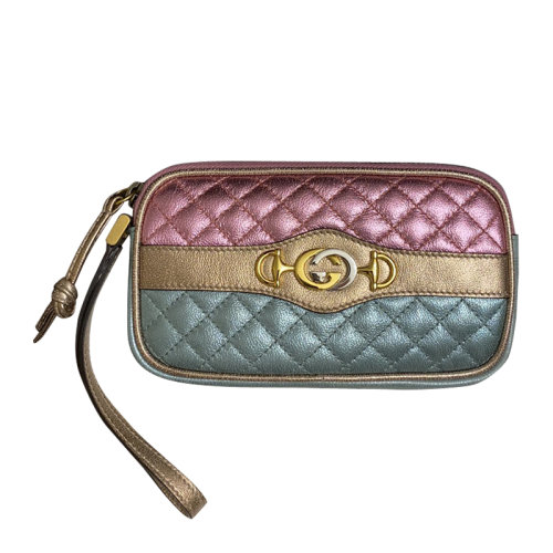 GUCCI/古驰女士彩色皮质手拿包ak542202