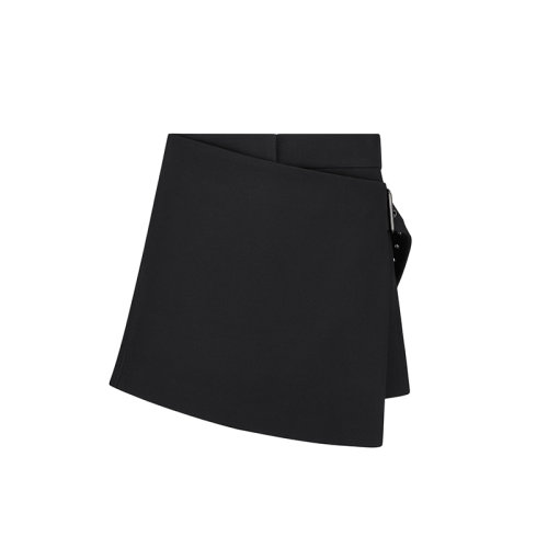 DIOR/迪奥 22年春夏新款 女士黑色羊毛和桑蚕丝混纺面料裙裤241P01A1166_X9000