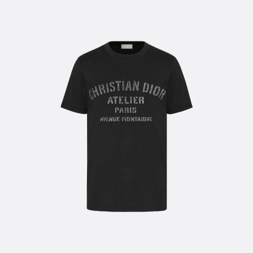  DIOR迪奥 22年秋冬 男士 短袖T恤 超大版型 T 恤 043J61_0677_C980