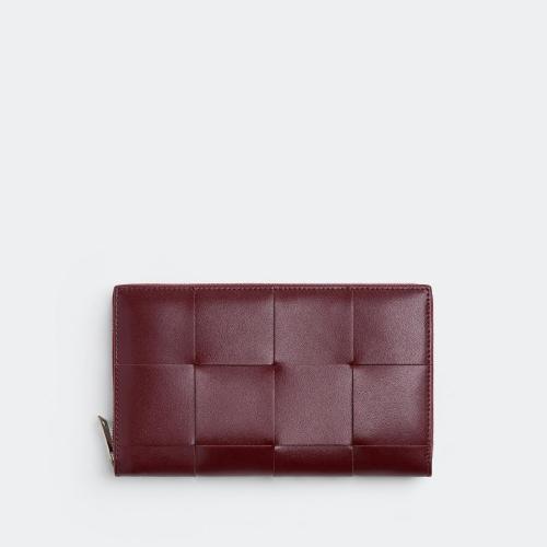 BV葆蝶家 22年秋冬 男士 钱包 portefeuille a fermeture zippee 649607VBWD22245