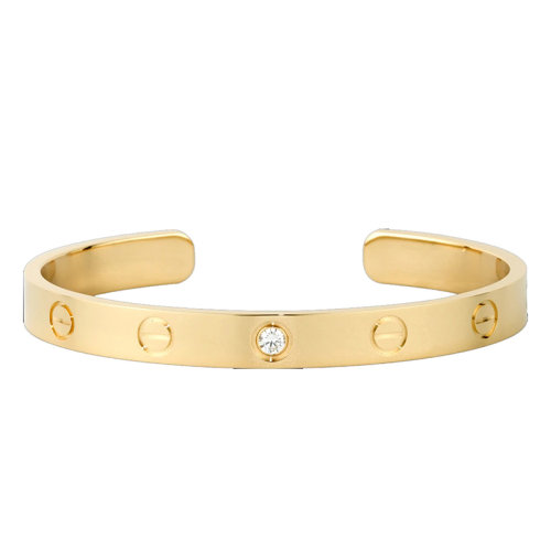 CARTIER/卡地亚  LOVE系列  金色18K金钻石手镯B6029816