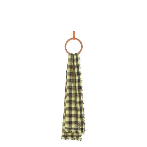  LOEWE罗意威 22年秋冬 男士 围巾 Checks scarf in cashmere F526487X05-8101 预定商品1-3周发货