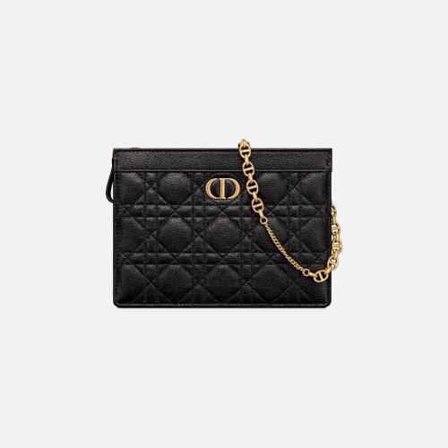 DIOR迪奥 22年秋冬 女士 钱包 细长款 Dior Caro 手拿包 S5106UWHC_M900