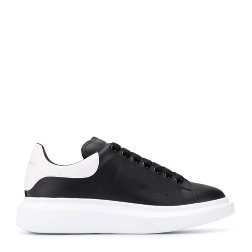 Alexander McQueen/亚历山大麦昆 时尚百搭 系带阔型 平底 男士黑色休闲运动鞋 553680WHGP51070 HKY210303
