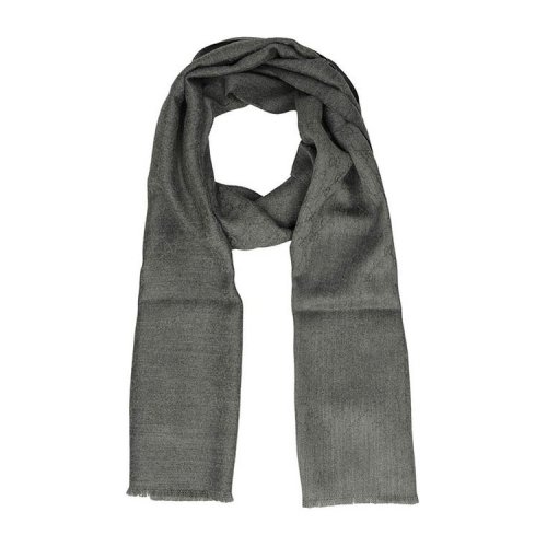 GUCCI/古驰  古琦围巾 经典双G提花 男士灰色羊毛复古围巾/披肩围巾 456362 4G201 1300