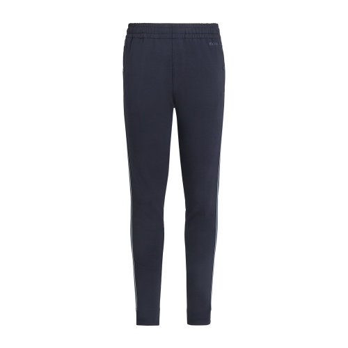 Z Zegna 蓝黑拼接色男士运动长裤 ZZP73-VV451-B09