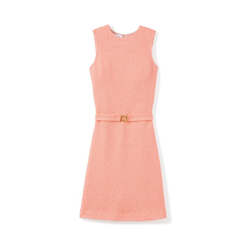 【21春夏新款】St.John/盛蔷经典针织纹理女士连衣裙K1130P1