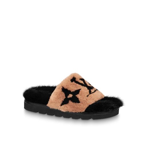  LV路易威登 22年秋冬 女士 平底凉鞋 POOL PILLOW COMFORT 凉拖 1A9BZR 1A9BZQ 1A9BZV 1A9BZU