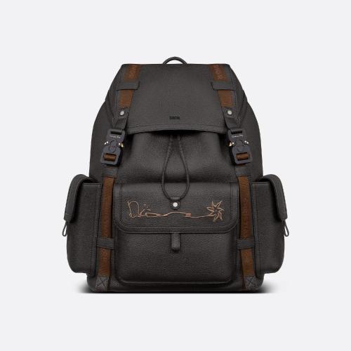  DIOR迪奥 22年秋冬 男士 双肩包 CACTUS JACK DIOR Dior Hit The Road 双肩背包 1ESBA163SOT_H