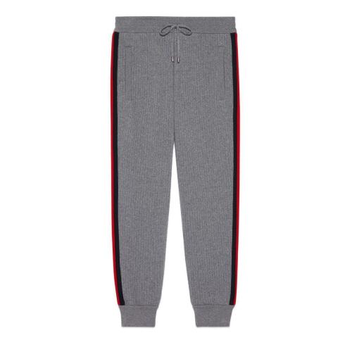  GUCCI古驰 22年秋冬 男士 织带慢跑长裤 673628 XJDU4 1093