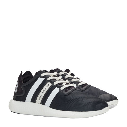 ADIDAS Y-3/阿迪达斯 男鞋系带平底低帮男士休闲鞋运动鞋 黑白拼色 男款 S82118