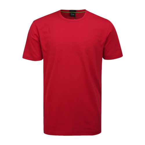 Hugo Boss 雨果博斯 男士服装  圆领字母LOGO印花棉棉质T恤 男士短袖T恤