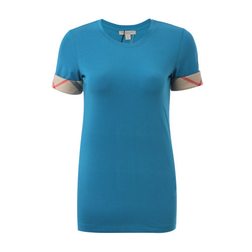 BURBERRY/博柏利 巴宝莉 女装 burberry 短袖 T恤 burberry服装 棉质混纺圆领女士短袖T恤 短T 38869511 博柏利t恤