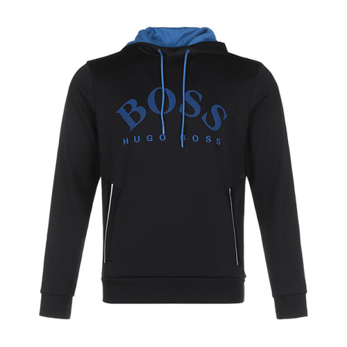 HUGOBOSS/雨果博斯 男卫衣 男士LOGO图案棉质连帽卫衣运动衫 50430864